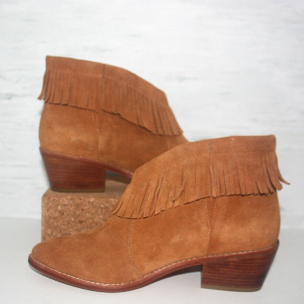 Joie Camel Boot - Fringe Bootie Makena - image 3